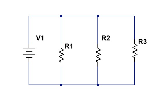 الدائرة الكهربائية للتجربة