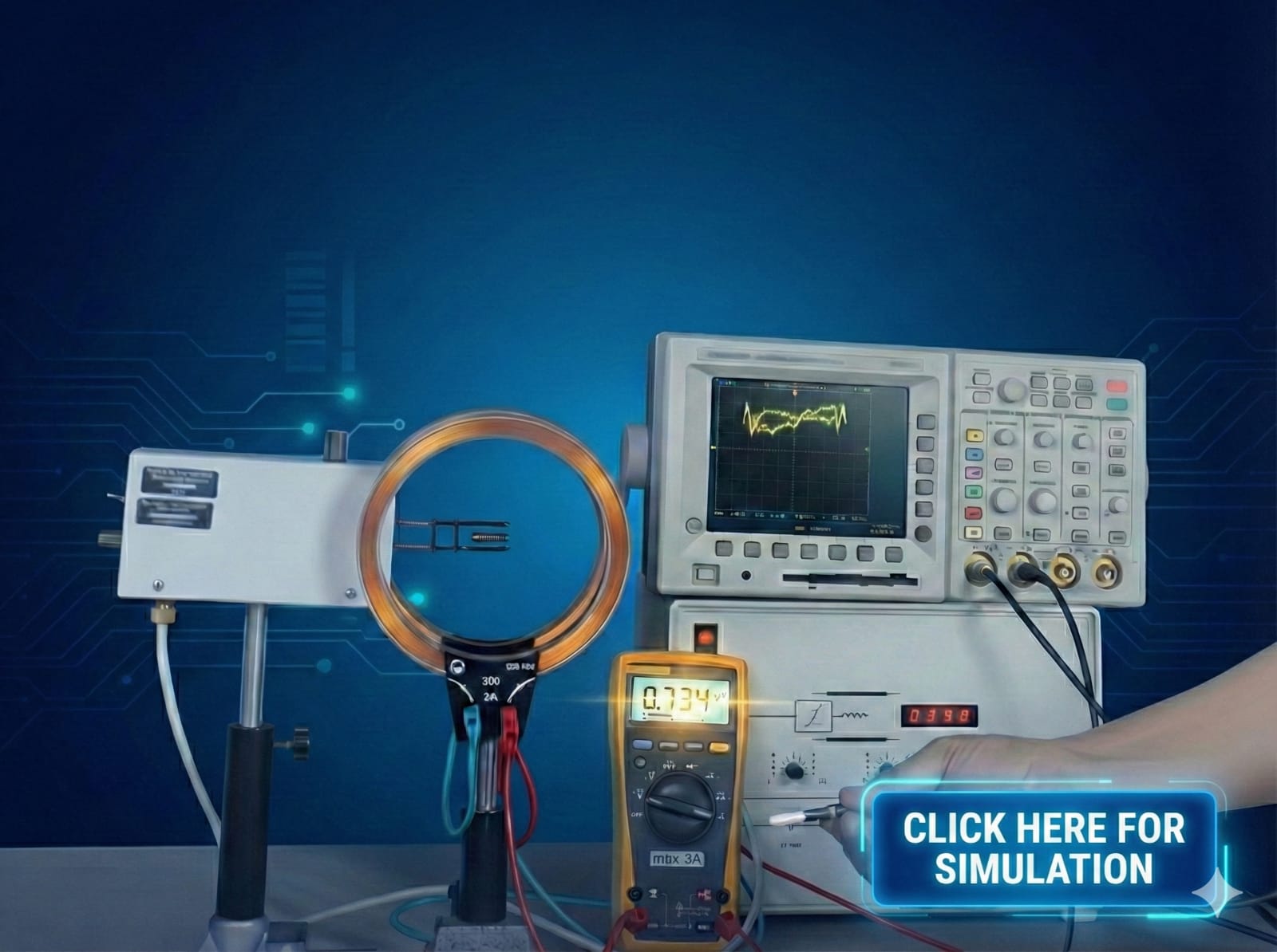 محاكاة تجربة اللف العزلي