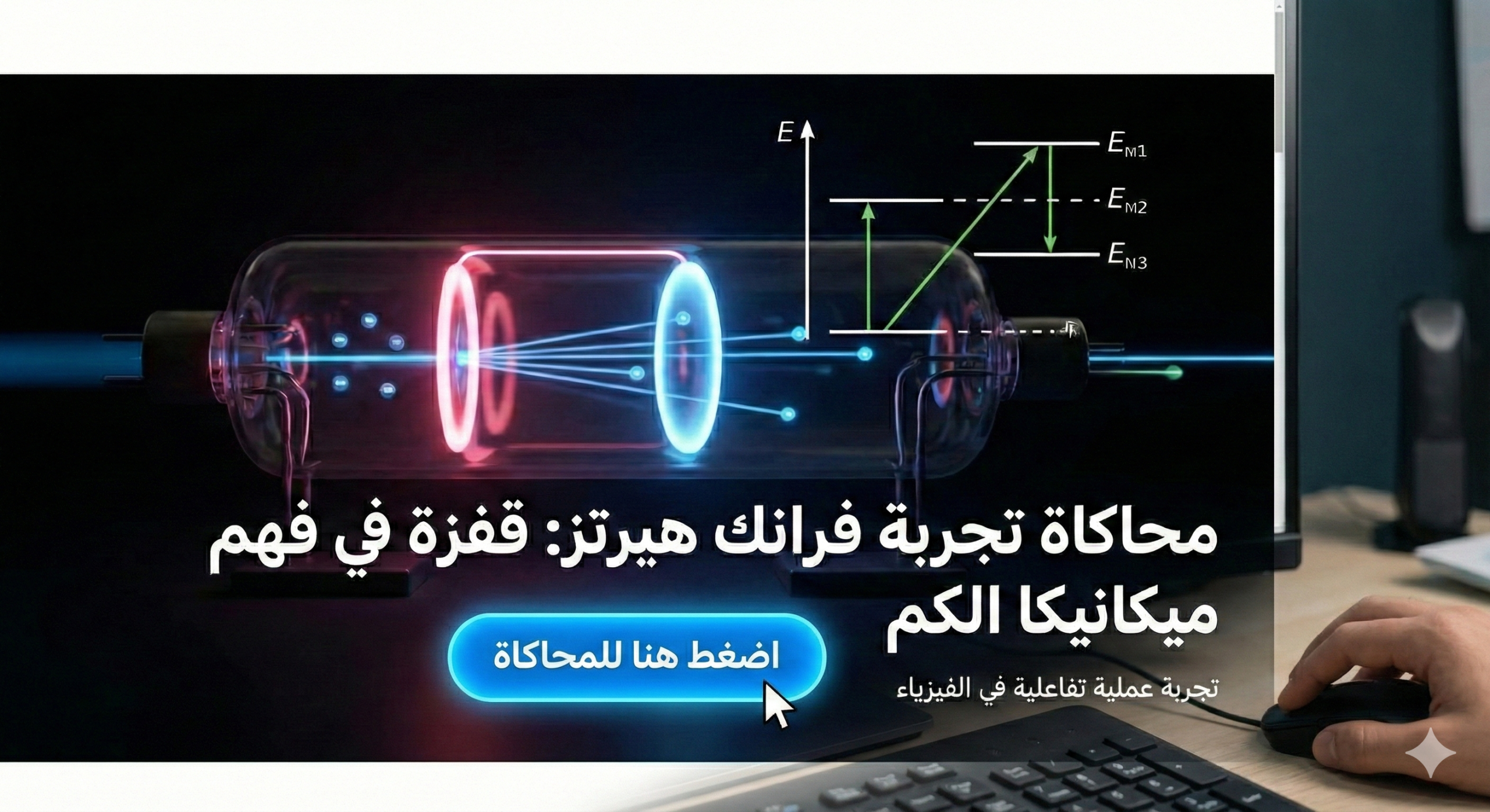 محاكاة تجربة فرانك هيرتز